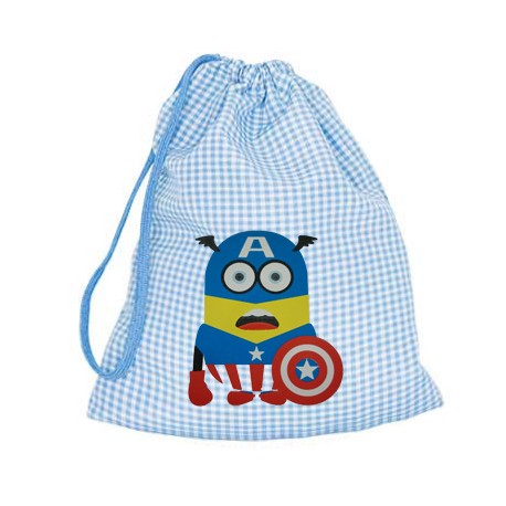BOLSITA MERIENDA MINNION CAPITÁN AMÉRICA