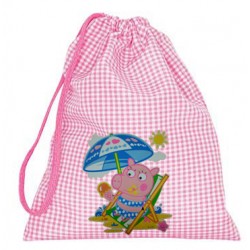 BOLSITA MERIENDA PIG SOMBRILLA