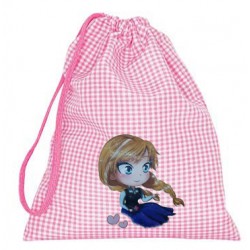 BOLSITA MERIENDA MUÑECA COLETAS