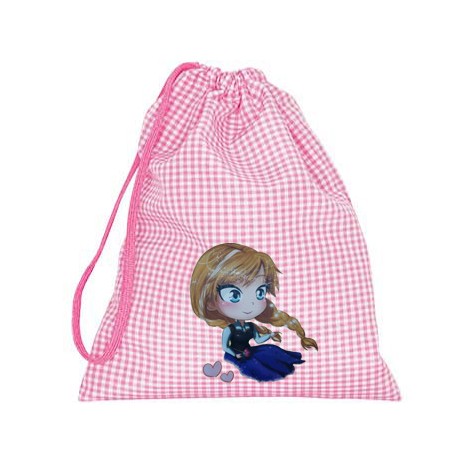 BOLSITA MERIENDA MUÑECA COLETAS