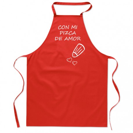DELANTAL ADULTO CON MI PIZCA DE AMOR