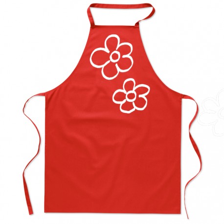 DELANTAL ADULTO FLORES