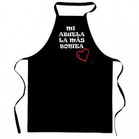DELANTAL ADULTO MI ABUELA LA MÁS BONITA