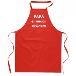 DELANTAL ADULTO PAPÁ EL MEJOR COCINERO