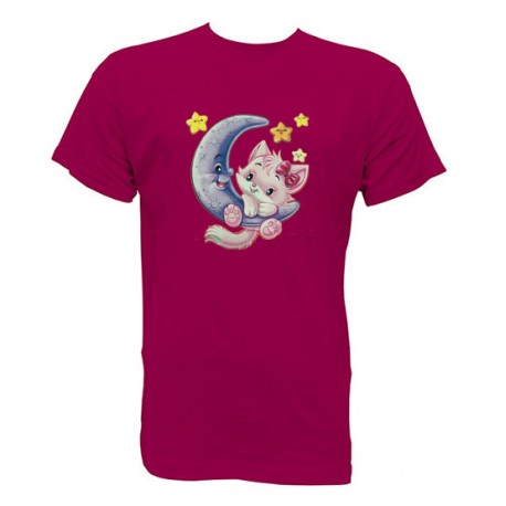 CAMISETA GATO LUNA