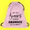 Mochila rosa "Que tus sueños..."