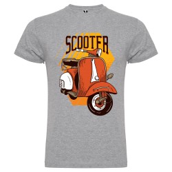CAMISETA ADULTO GRIS SCOOTER