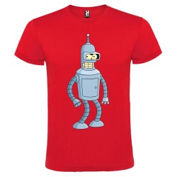 CAMISETA ADULTO ROJA ROBOT