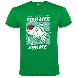 CAMISETA ADULTO VERDE FISH LIFE