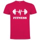 CAMISETA ADULTO FUXIA FITNESS