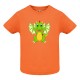 CAMISETA NARANJA INFANTIL DRAGÓN ALAS