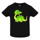 CAMISETA INFANTIL NEGRO DINO