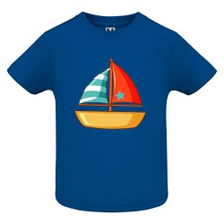 CAMISETA INFANTIL ROYAL VELERO ESTRELLA