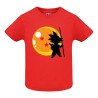 CAMISETA INFANTIL ROJA G O K U B O L A