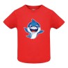 CAMISETA INFANTIL ROJA TIBURÓN