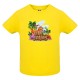 CAMISETA AMARILLO INFANTIL DINOSAURS