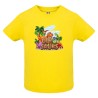 CAMISETA AMARILLO INFANTIL DINOSAURS