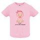 CAMISETA BEBÉ ROSA LO SÉ... ESTOY PARA COMERME