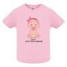 CAMISETA BEBÉ ROSA LO SÉ... ESTOY PARA COMERME