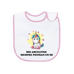 BABERO ROSA MIS ABUELITOS SIEMPRE PIENSAN EN MI