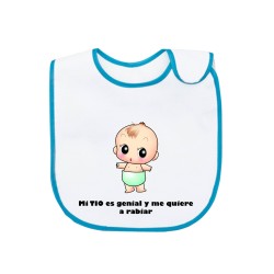 BABERO AZUL MI TIO ES GENIAL Y ME QUIERE A RABIAR