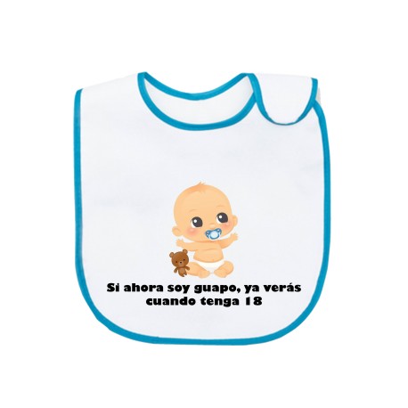 BABERO AZUL SI AHORA SOY GUAPO