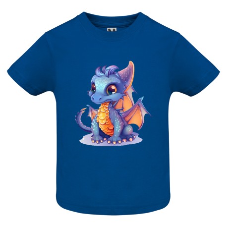 CAMISETA INFANTIL ROYAL DRAGÓN AZUL