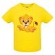 CAMISETA BEBÉ AMARILLA LEÓN BABY