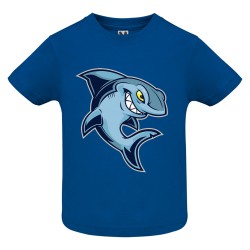 CAMISETA INFANTIL ROYAL TIBURÓN OJO AMARILLO