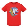 CAMISETA INFANTIL ROJA SHARK