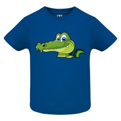 CAMISETA INFANTIL ROYAL CARA DE COCODRILO
