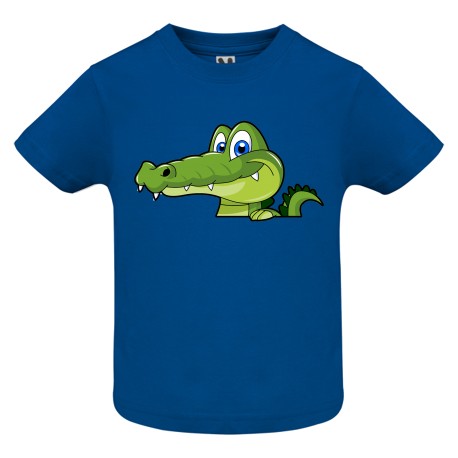 CAMISETA INFANTIL ROYAL CARA DE COCODRILO