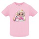 CAMISETA INFANTIL ROSA PRINCESA UNICORNIO