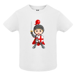 CAMISETA INFANTIL BLANCA TEMPLARIO
