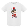 CAMISETA INFANTIL BLANCA TEMPLARIO