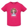 CAMISETA INFANTIL FUXIA PRINCESA