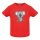 CAMISETA INFANTIL NARANJA KOALA