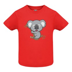 CAMISETA INFANTIL NARANJA KOALA