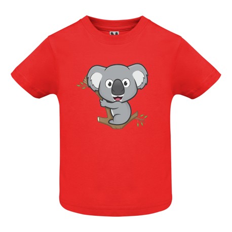 CAMISETA INFANTIL NARANJA KOALA