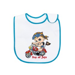 BABERO AZUL SOY EL JEFE