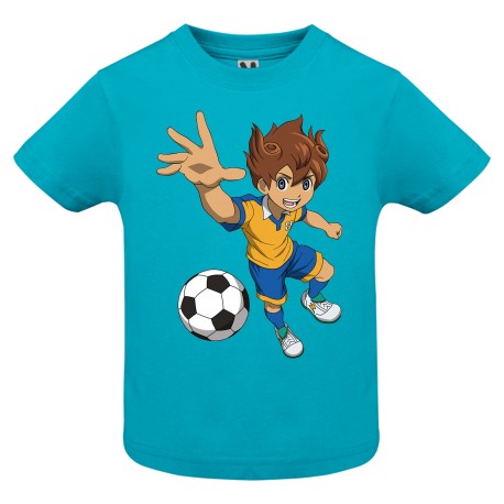 CAMISETA INFANTIL TURQUESA POKEGOL