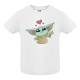 CAMISETA INFANTIL BLANCA BABY VERDE