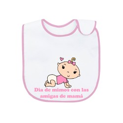 BABERO ROSA DIA DE MIMOS CON LAS AMIGAS DE MAMÁ