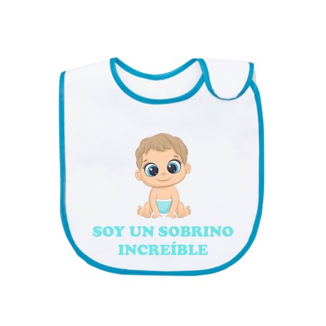 BABERO AZUL SOY UN SOBRINO INCREÍBLE