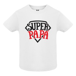CAMISETA ADULTO BLANCA SUPER PAPÁ